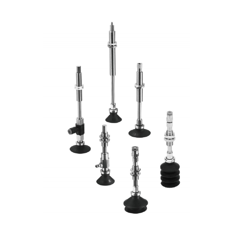 Vakuumsauger der ZP-Serie mit Sprengring, Adapter und Pufferhalterung (Ø9~Ø50)
